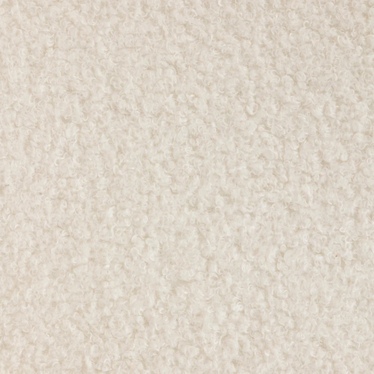 Chaise bouclette avec dossier arrondi