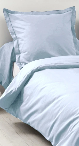 Housse de Couette Unie en 100 % Coton