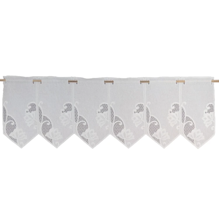 Brise bise brodé motif floral – bas à pointes droites