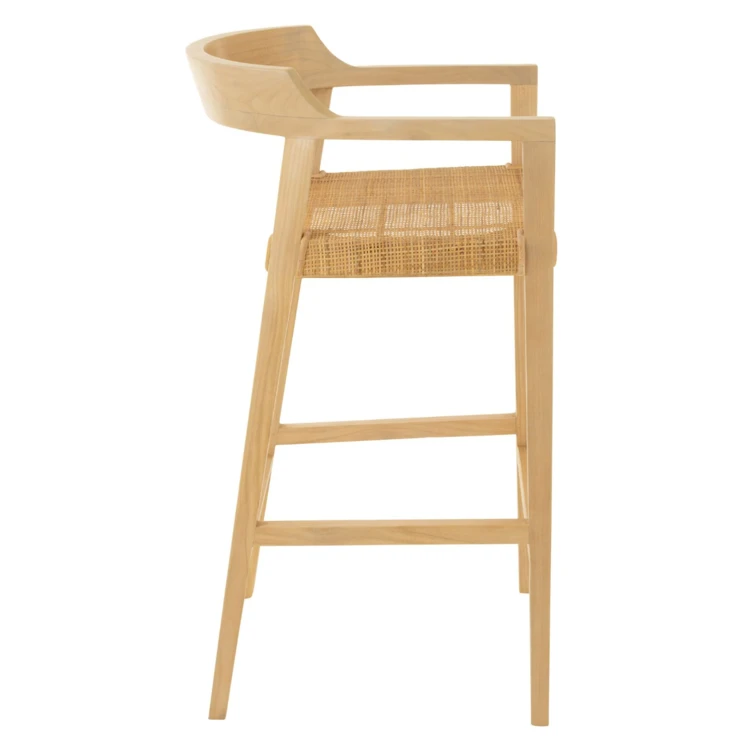 Chaise de bar en teck