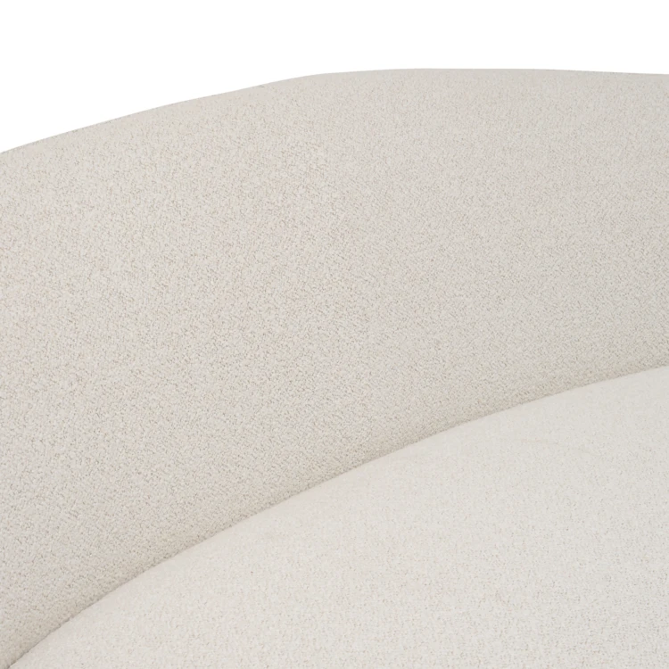 Divano fisso a 2 posti con design organico