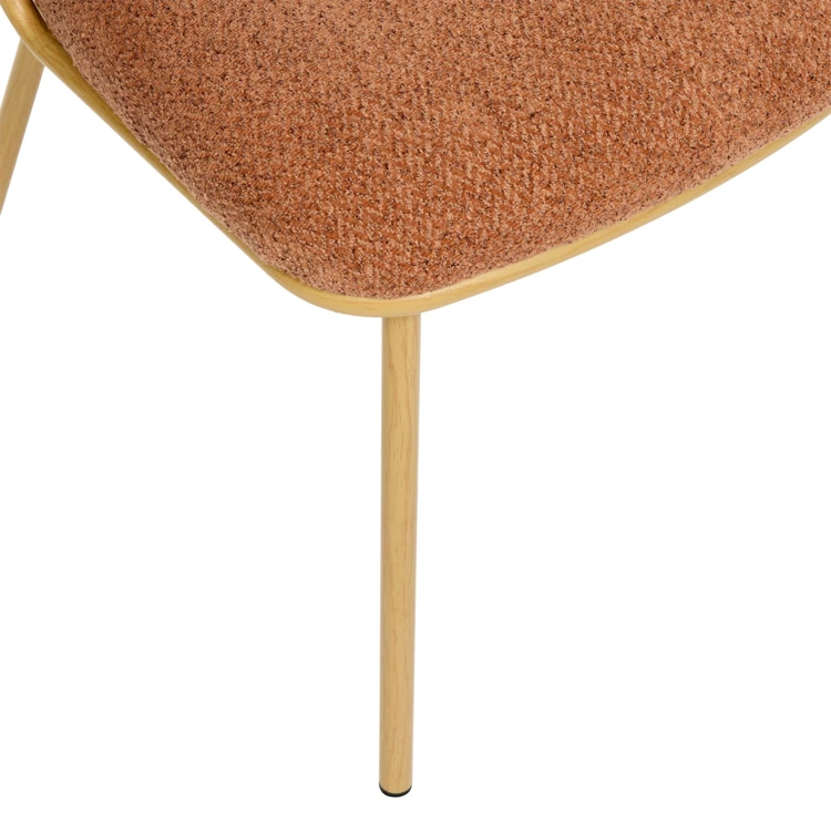 Lot de 2 fauteuils de table en chenille