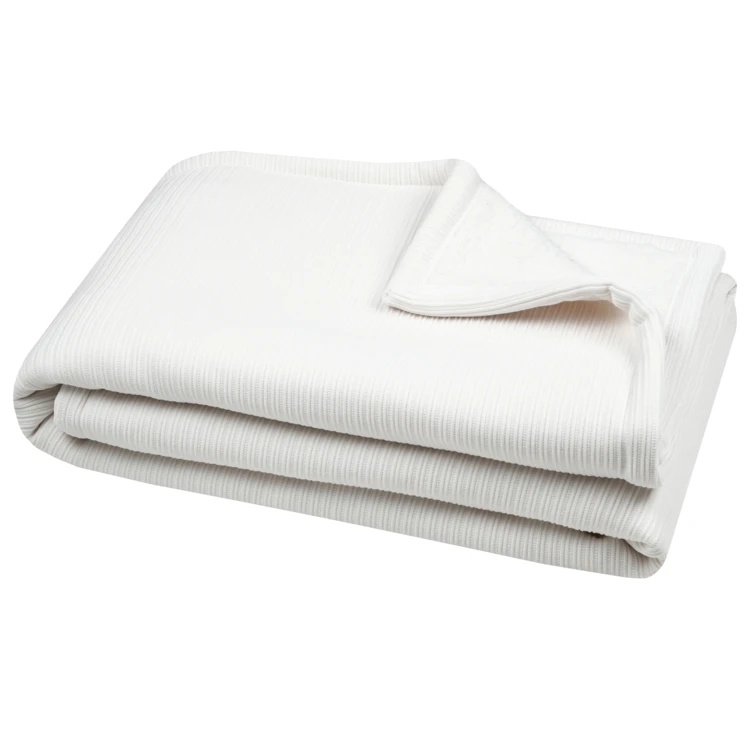 Plaid côtelé ultra doux