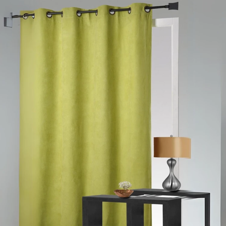 Rideau obscurcissant et isolant aspect velours