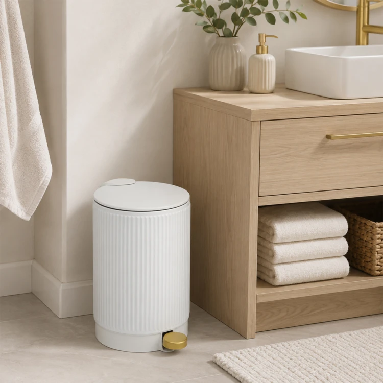 Badezimmer-Treteimer mit Soft-Close-Verschluss