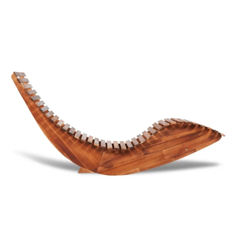 Chaise longue basculante extérieure