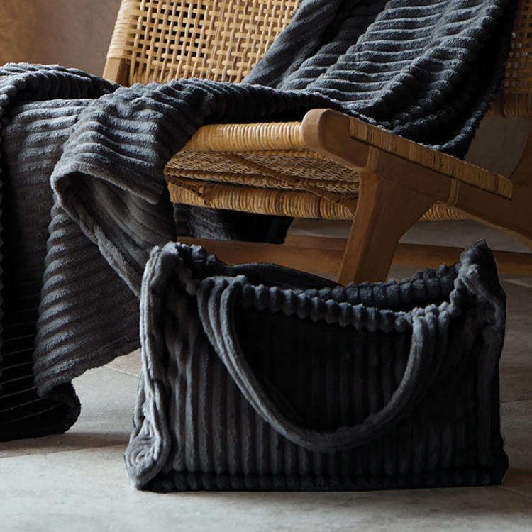 Conjunto de saco com nervuras macias