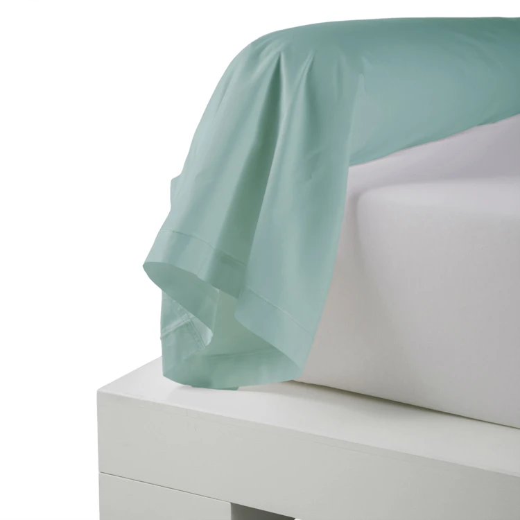 Taie de traversin percale de coton piquée unie