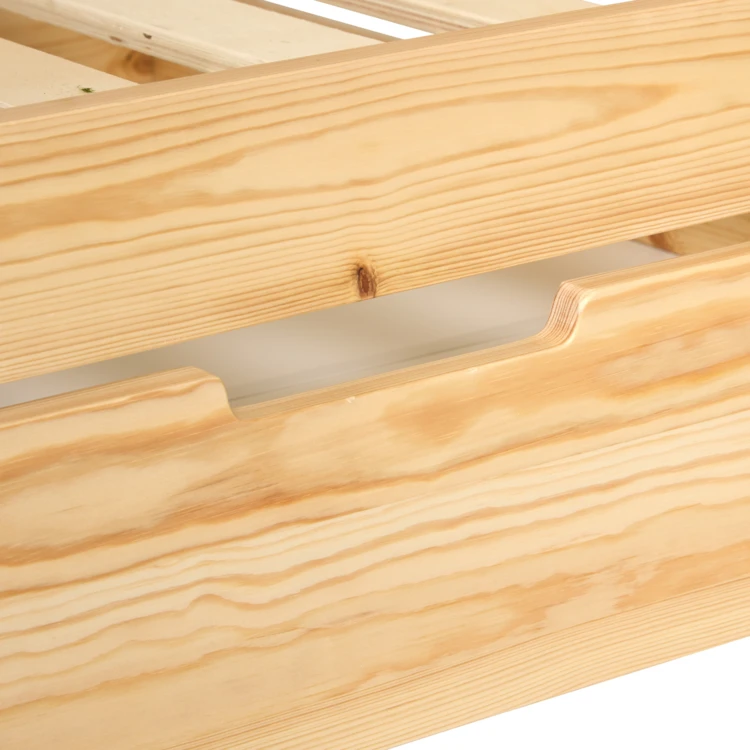 Lit cabane enfant en bois avec rangements intégrés