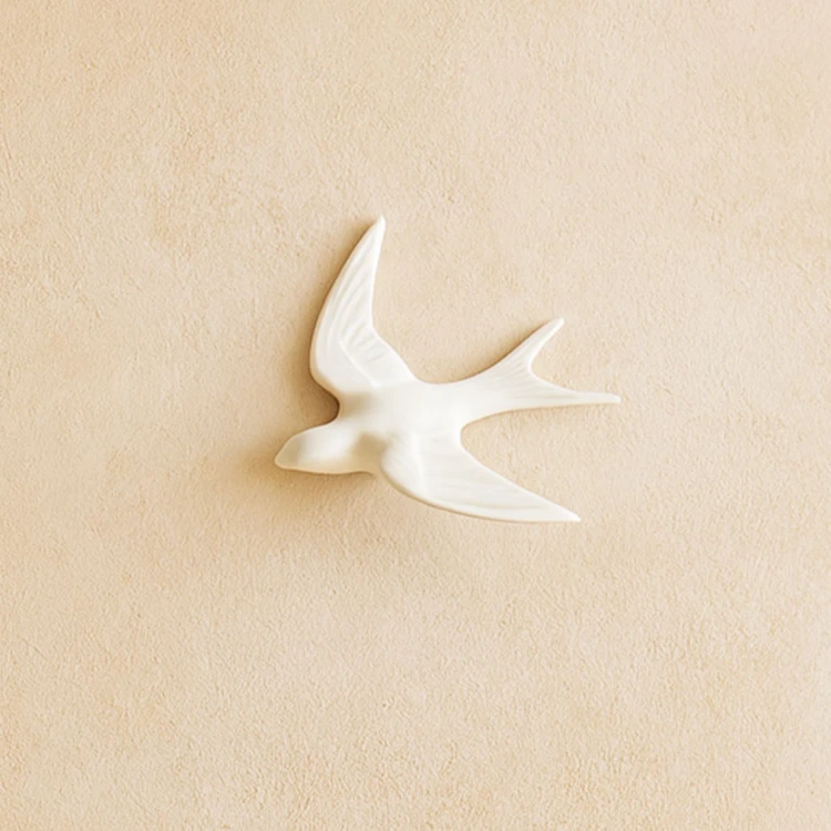 Déco murale hirondelle en Résine
