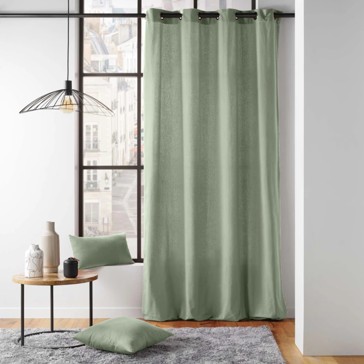 Dekoschal aus recycelter Polyester/Baumwolle