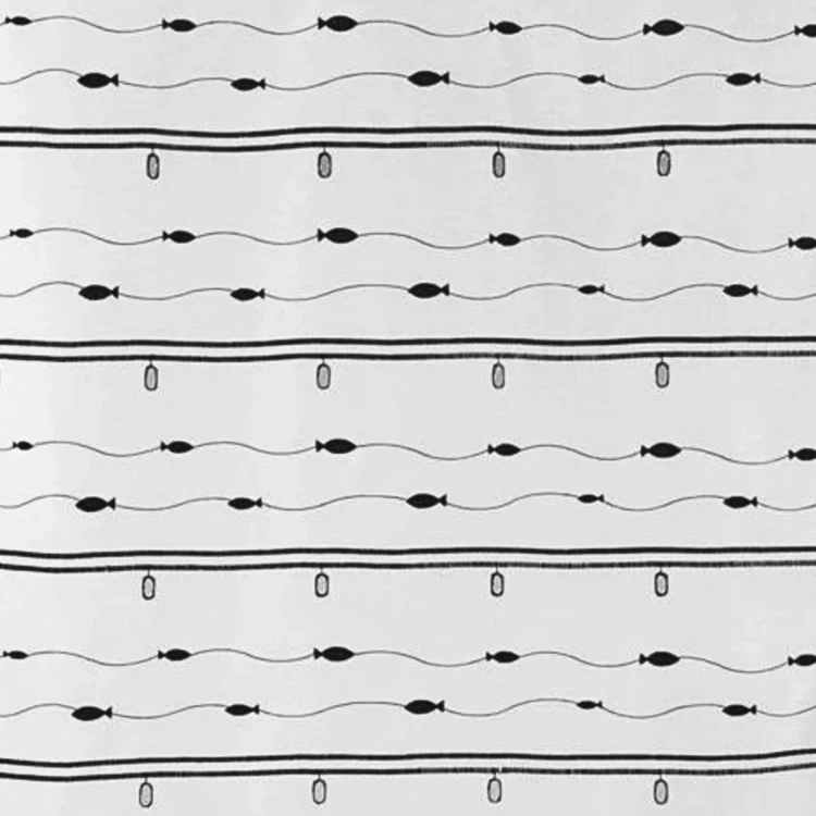 Modulable brodé à petits poissons