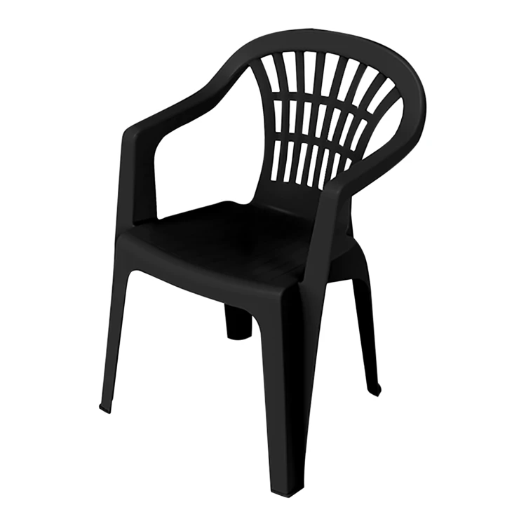 Salon de jardin en résine – Table ovale et 4 fauteuils