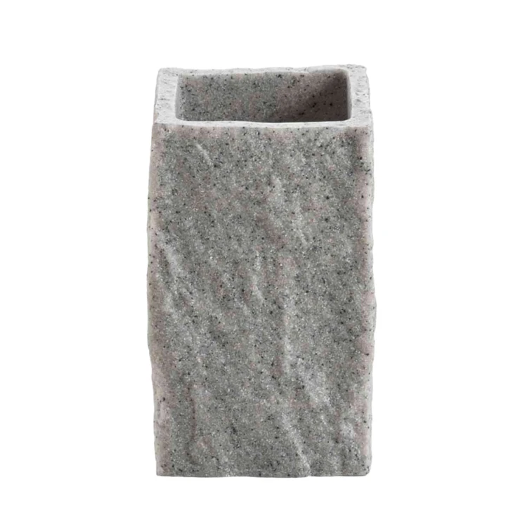 Vaso para cepillo de dientes con efecto mineral