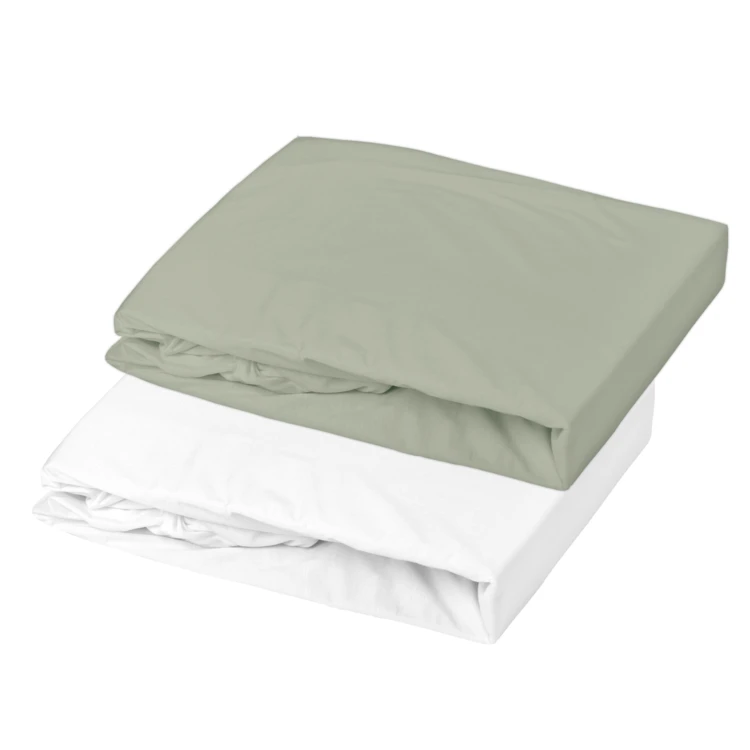 Set di lenzuolo impermeabile e lenzuolo in cotone per bambini