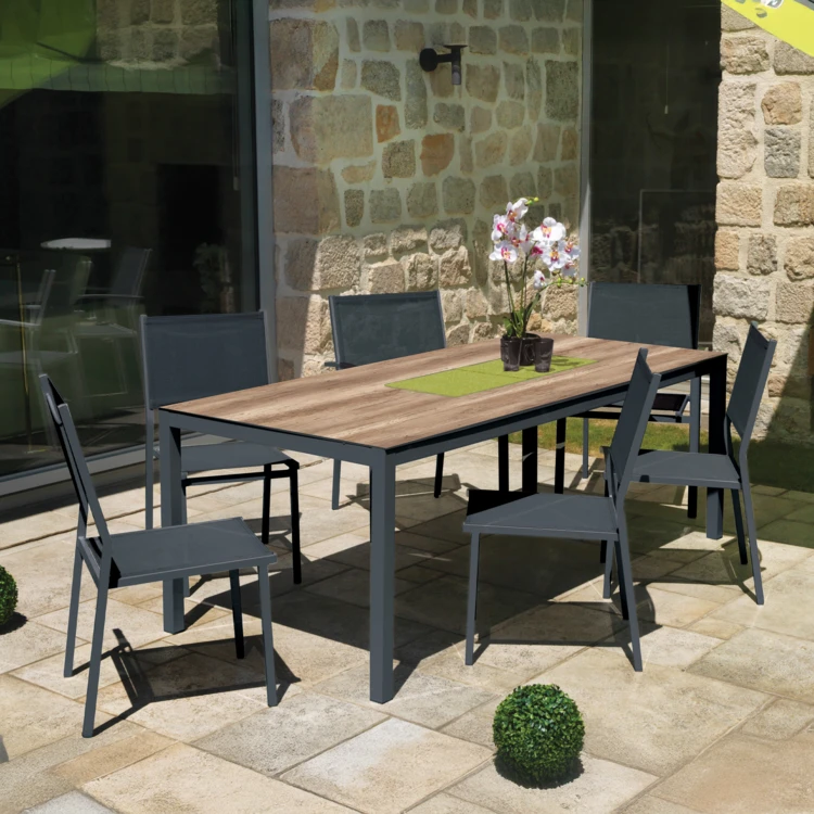 Salon de jardin moderne 6 personnes