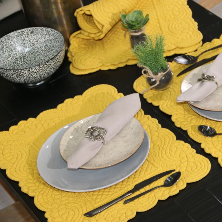 Set de table morphée coton matelassé