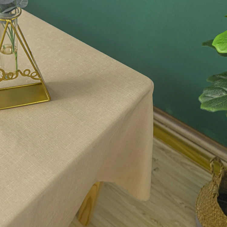 Toalha de mesa resistente a vincos e a nódoas com efeito mosqueado
