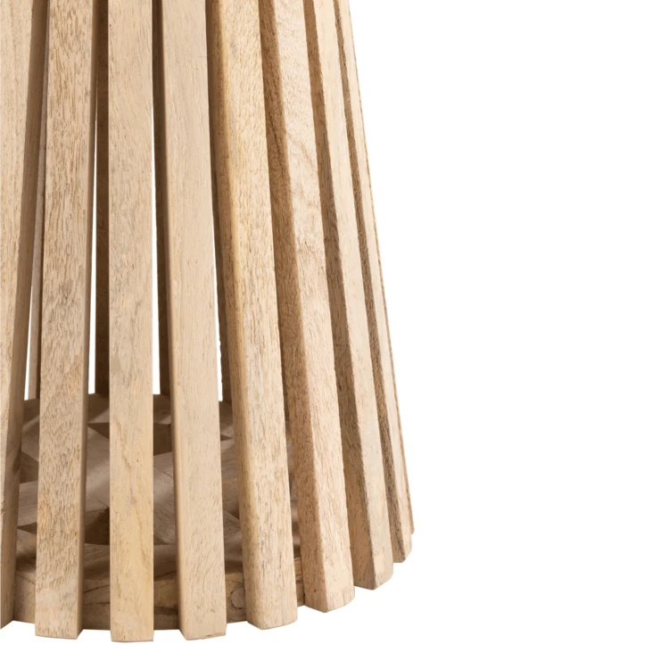 Mesa de centro de madera de mango natural