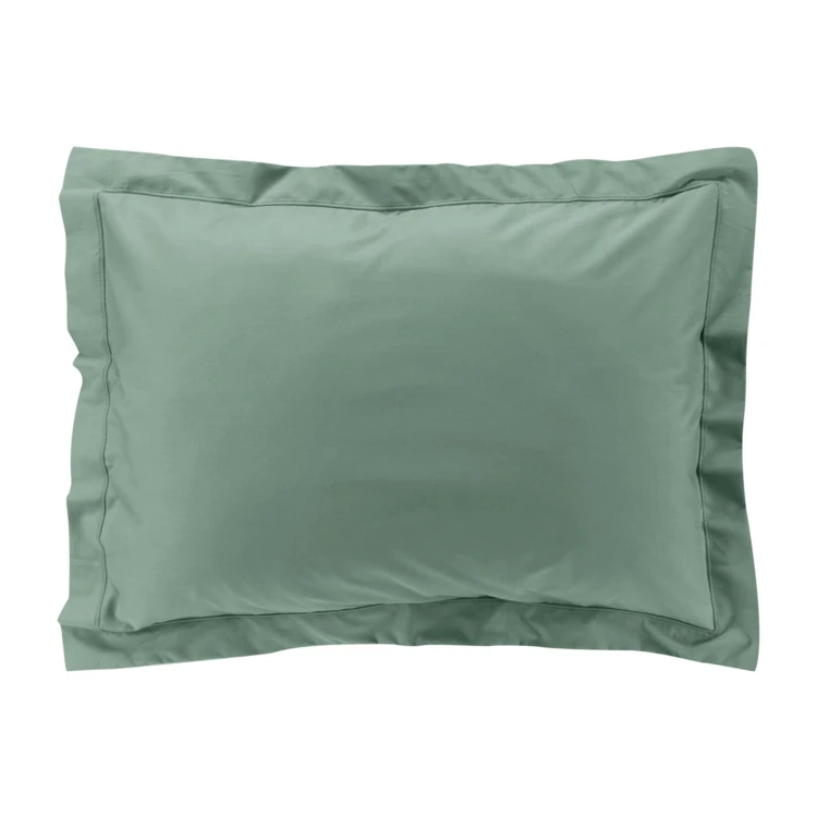 Taie d'oreiller volant plat 100% percale de coton ORIGINE