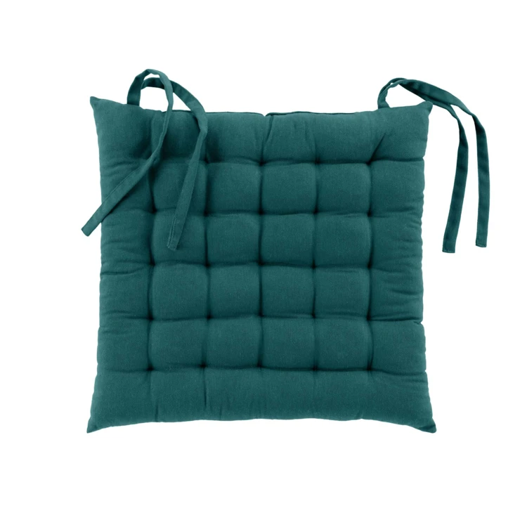 Gesteppte Sitzfläche aus Baumwolle und recyceltem Polyester