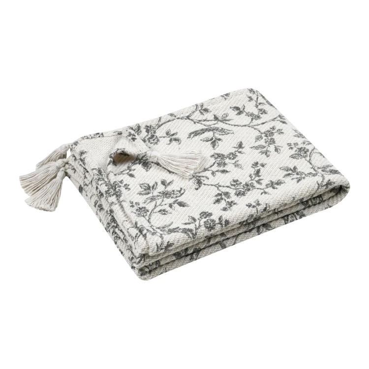 Plaid estampado floral estilo campo chic