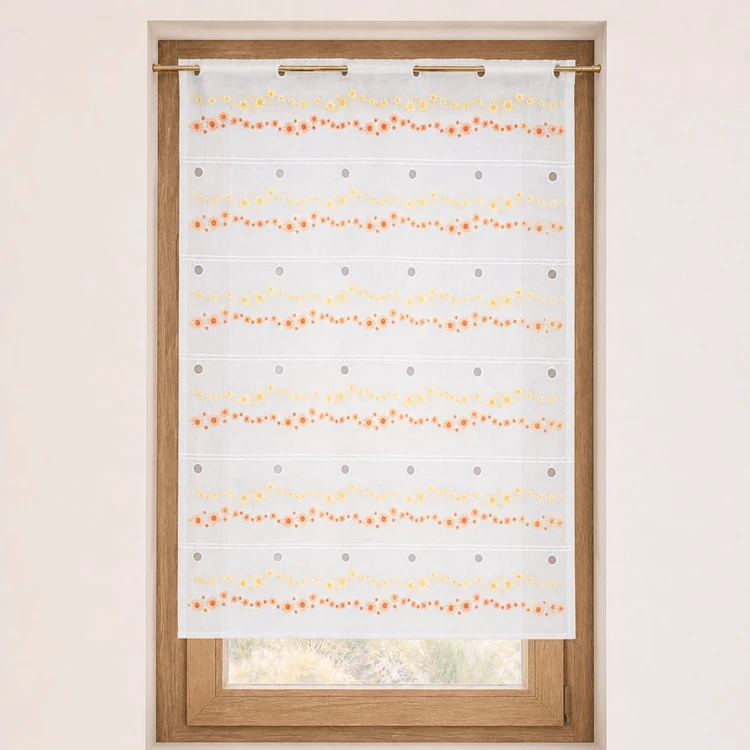 Modulable brodé à motifs de petits soleils