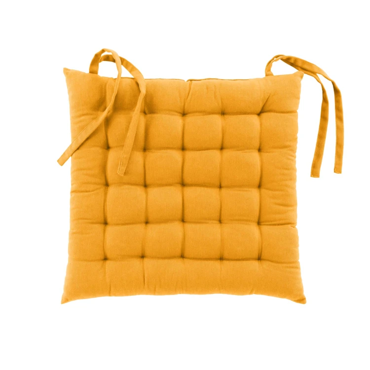 Gesteppte Sitzfläche aus Baumwolle und recyceltem Polyester
