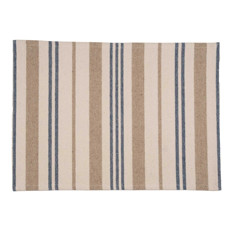 Set de table en coton épais rayures