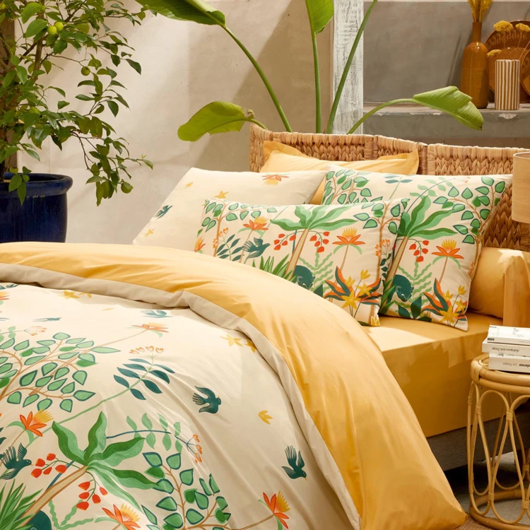 80 thread count tropisch perkaal katoen kussensloop