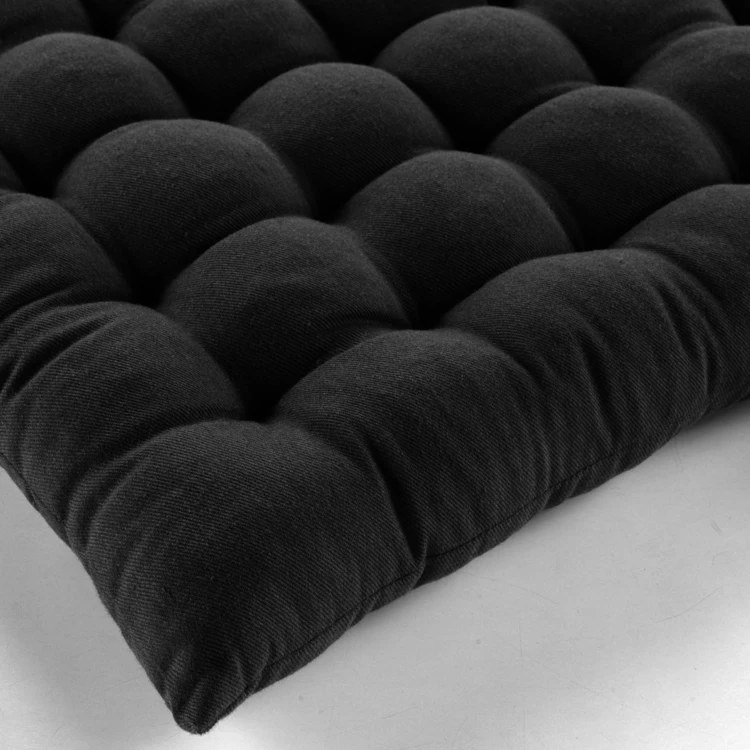Gesteppte Sitzfläche aus Baumwolle und recyceltem Polyester