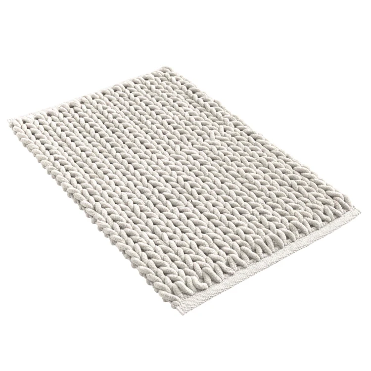 Tapis de bain en chenille douce antidérapant