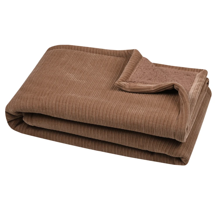 Plaid côtelé ultra doux
