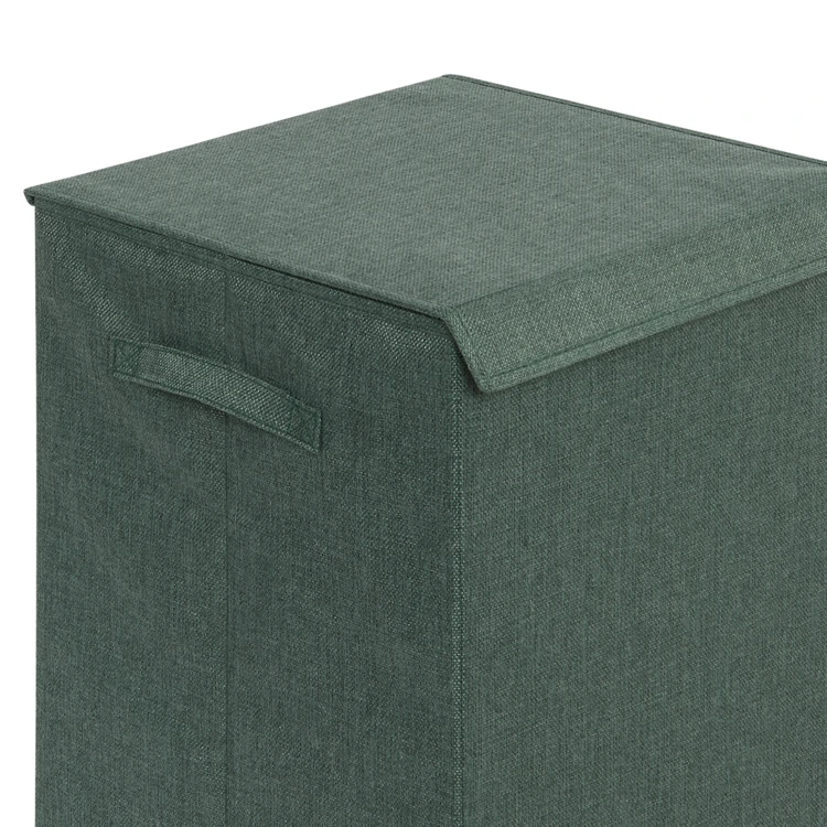 Opvouwbare wasmand van houtvezelplaat en polyester