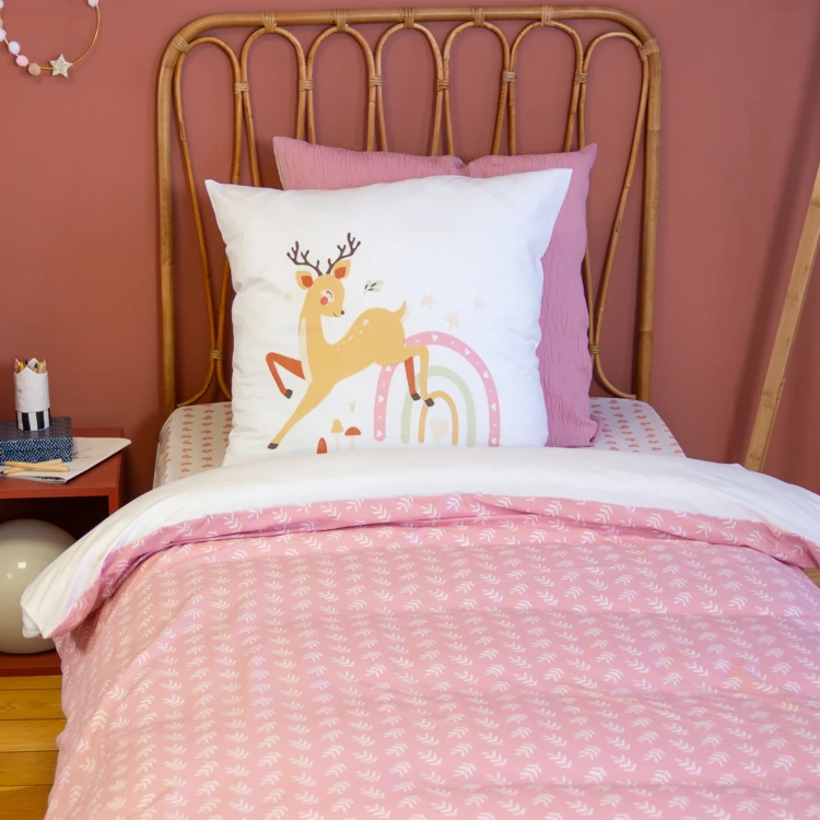 Parure de lit enfant biche forêt