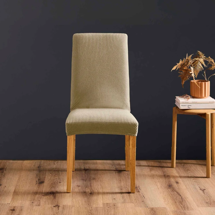Funda de silla elástica gofrada para asiento de 40 a 50 cm