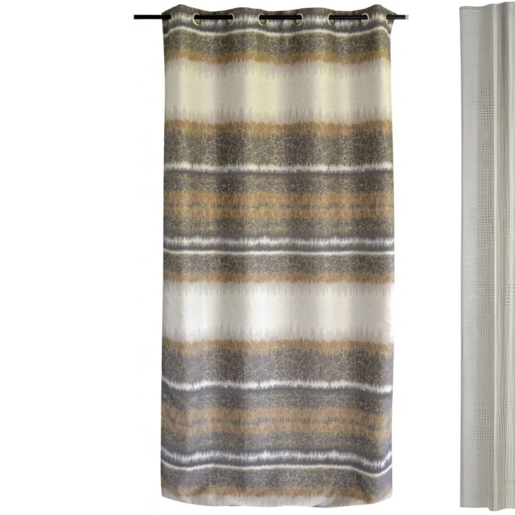 Rideau  jacquard style IKAT