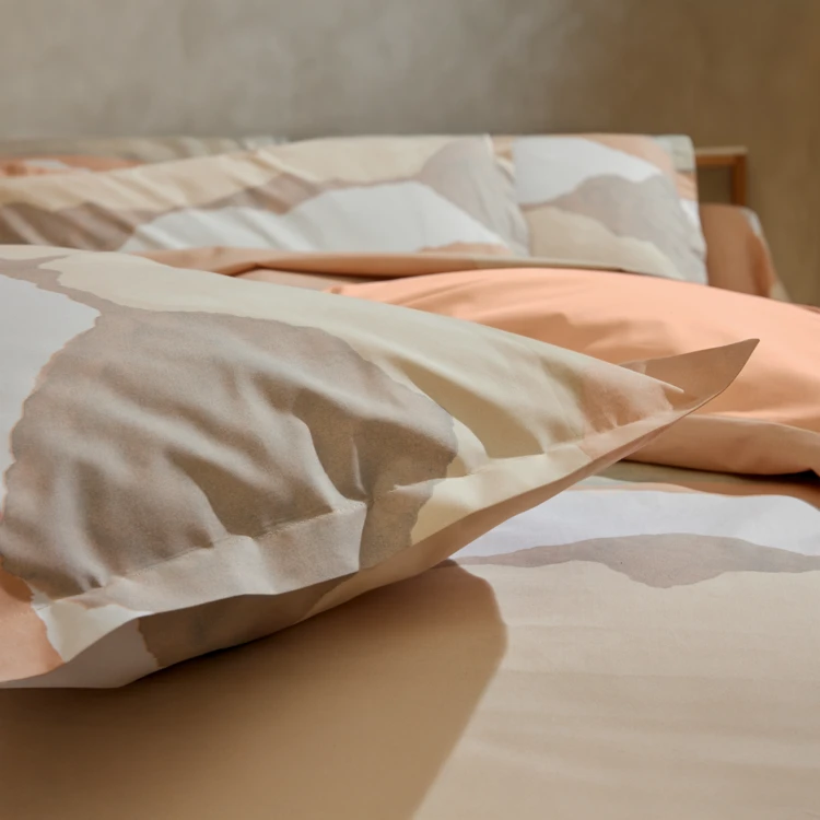 Drap percale de coton paysage abstrait
