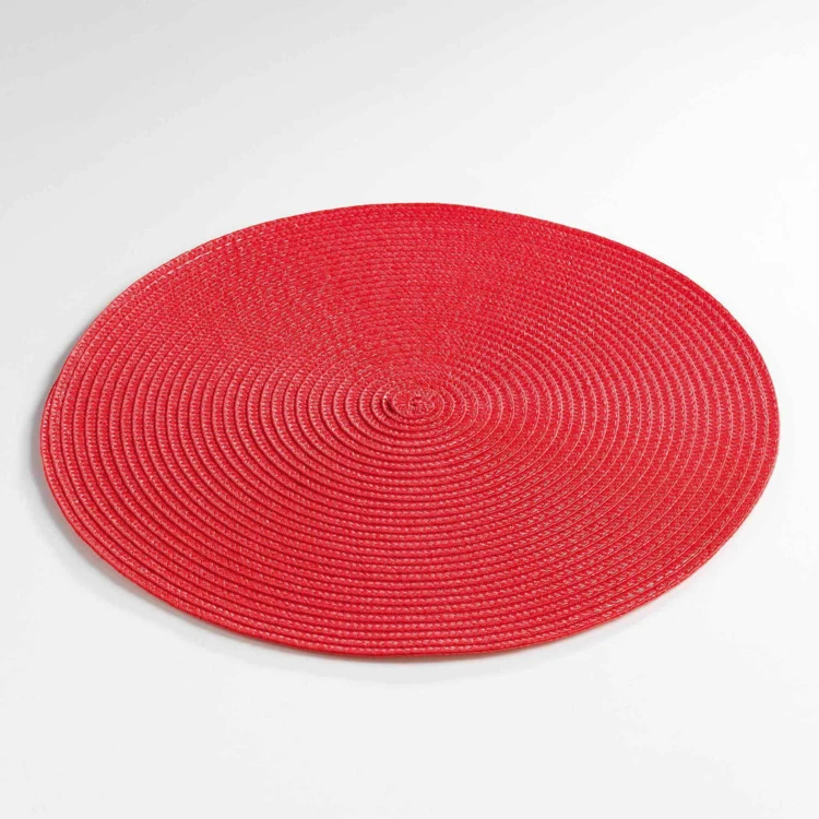 Rundes, buntes Tischset