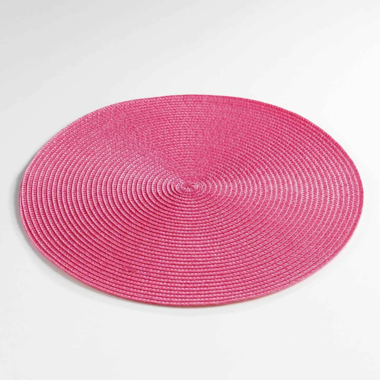 Rundes, buntes Tischset