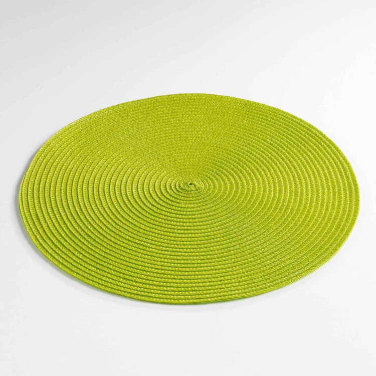 Rundes, buntes Tischset