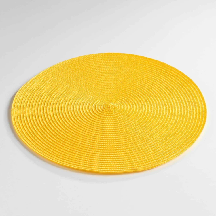 Rundes, buntes Tischset