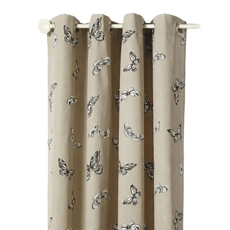 Jacquard-Vorhang mit Schmetterlingsmuster