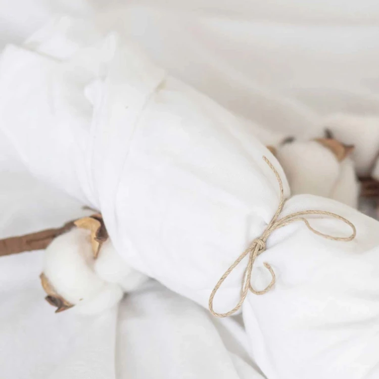 Drap housse bébé en jersey coton bio