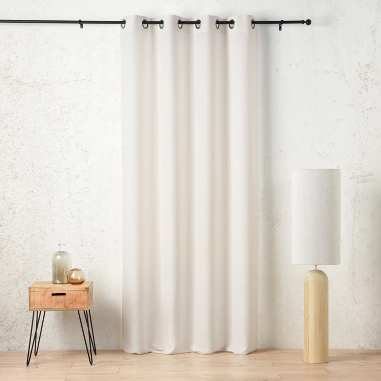 Siebvorhang mit Ösen Polylin Satin