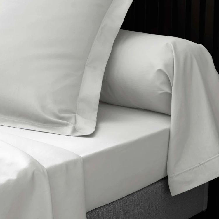 Taie d'oreiller volant plat 100% percale de coton ORIGINE