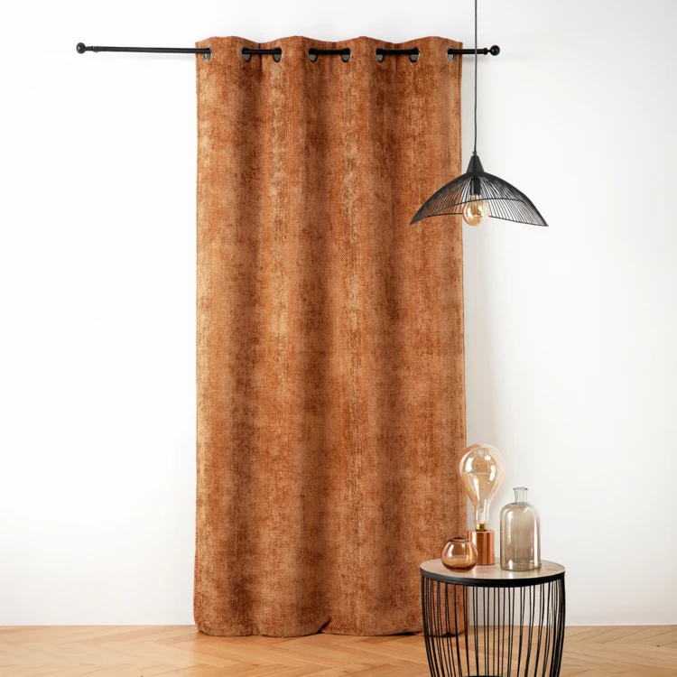 Rideau thermique et phonique velours chenille