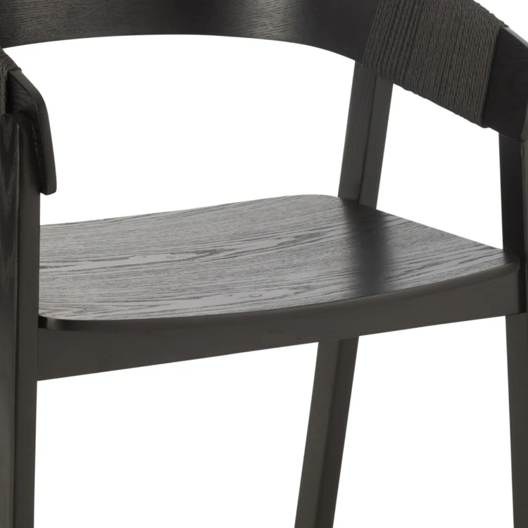 Silla de comedor de madera de fresno