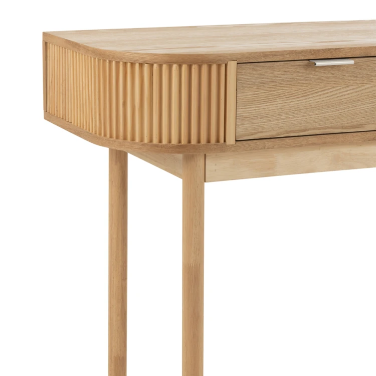 Console en bois de pin avec tiroirs