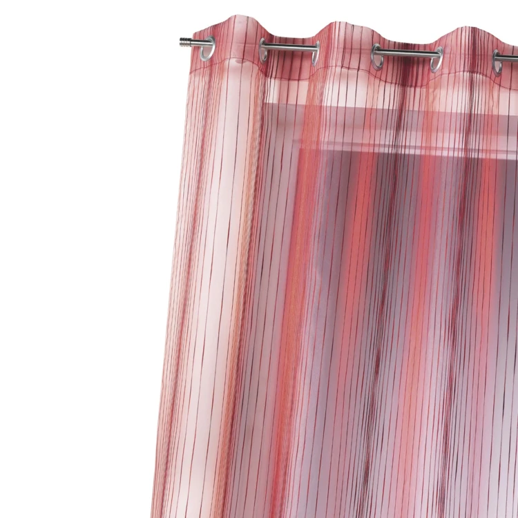 Vorhang Organza gewebte vertikale Streifen